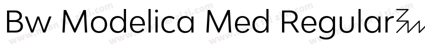 Bw Modelica Med Regular字体字体转换